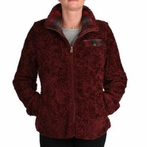 Pendelton fuzzy zip up jacket